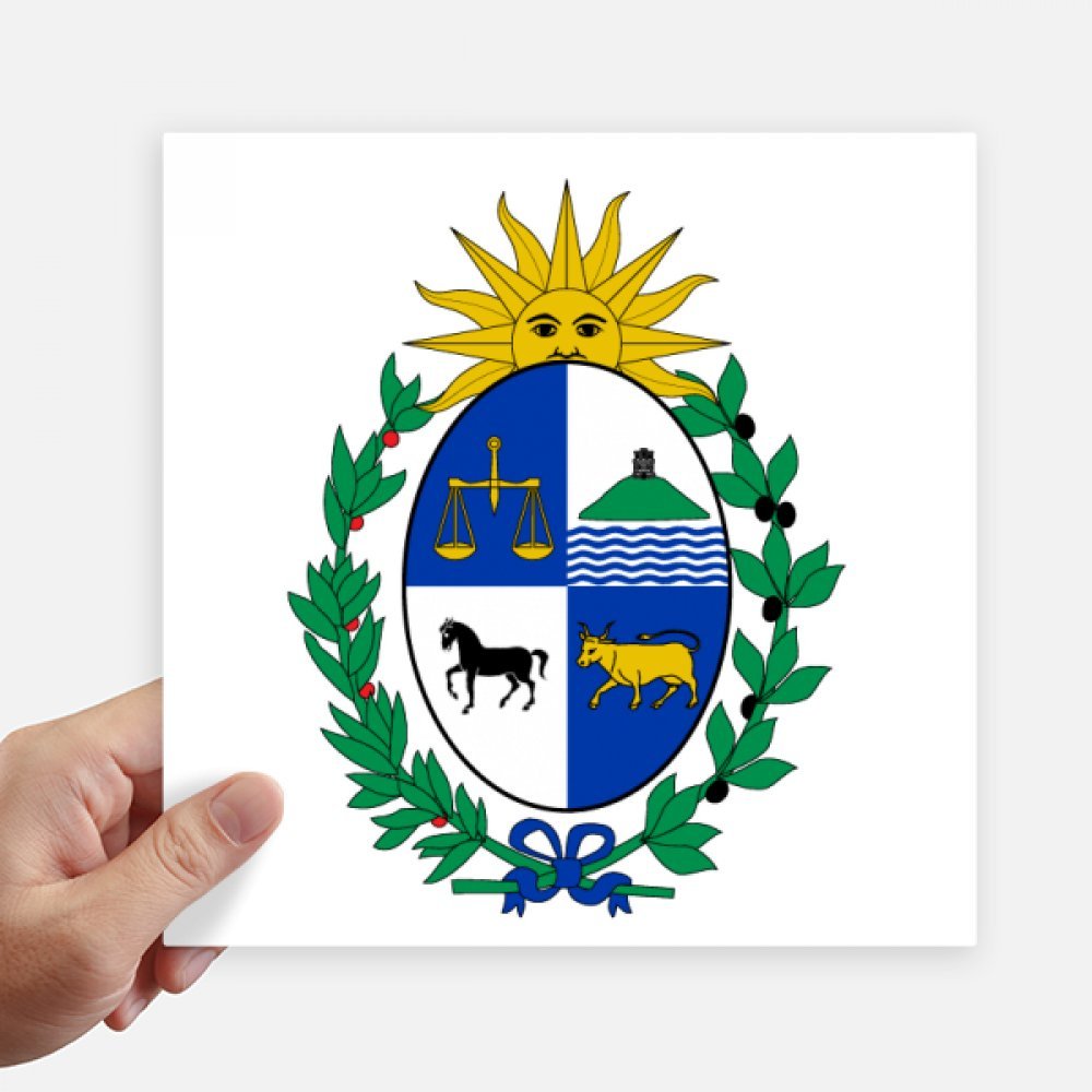 Pegatinas de Uruguay de 20 cm vinilo decorativo para moto coche y maletas pack de 4