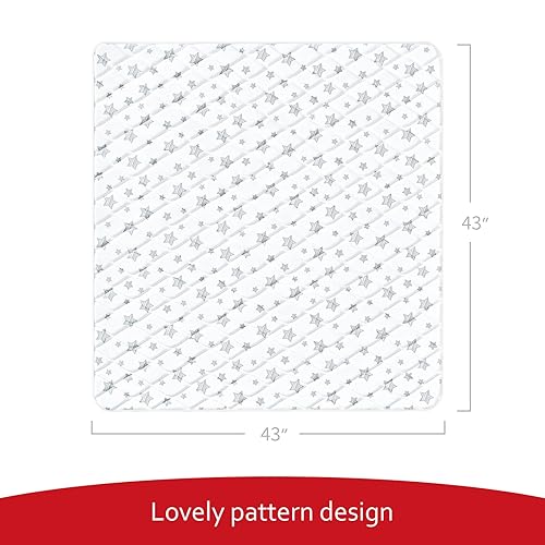Miniatura 4 de Tapete de juego de espuma prémium para bebé, 43 x 43 pulgadas, tapete de una sola pieza antideslizante acolchado para bebé, tapete de juego de