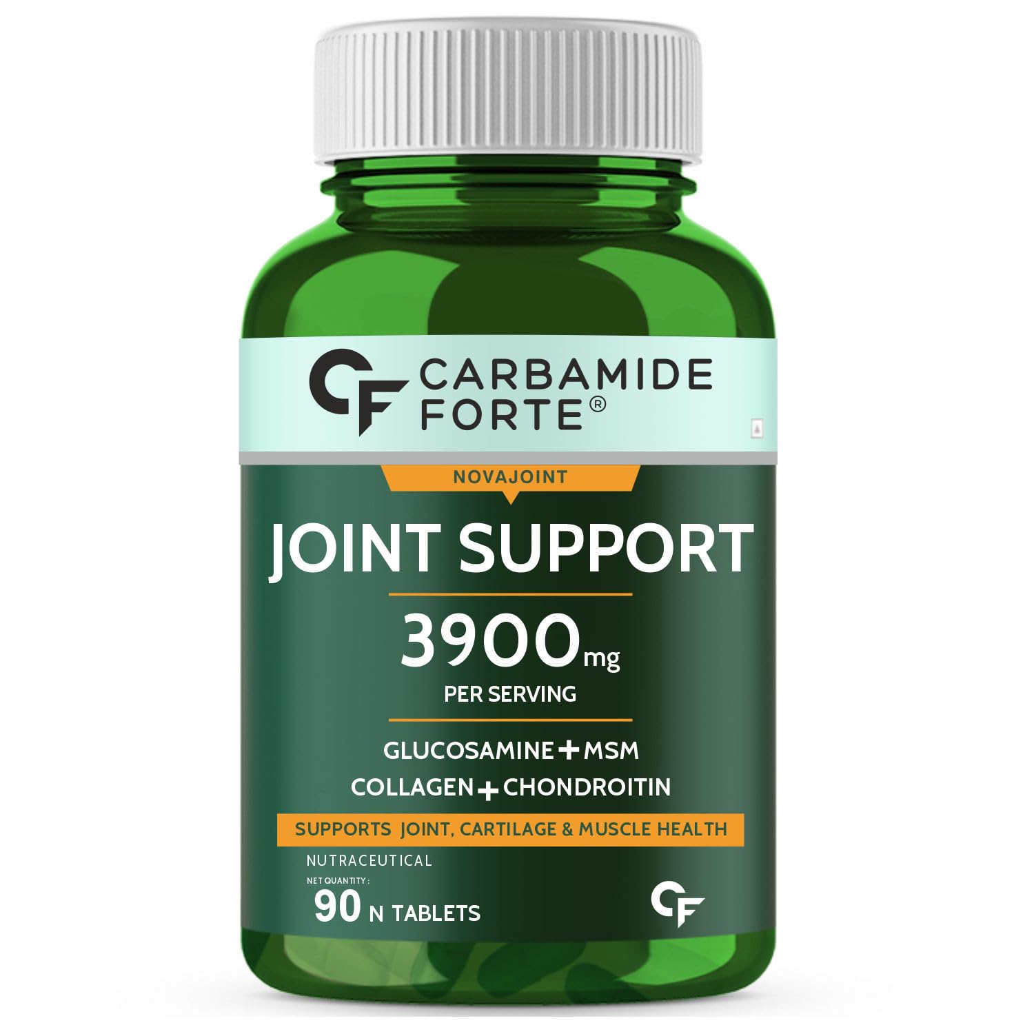 Carbamide Forte Glucosamine, Collagen & Chondroitin MSM -Joint Support Supplement with Vitamins | Supports Joint, Cartilage & Muscle Health - 3900 mg Per Serving – 90 Tablets (B07RZ6F9SC) Amazon Price History, Amazon Price Tracker