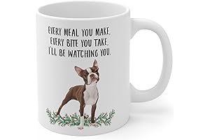 Funny Your Mama & Daddy Lovesout Big Beautiful Boston Terrier White Borwn Ceramic Coffee Mug