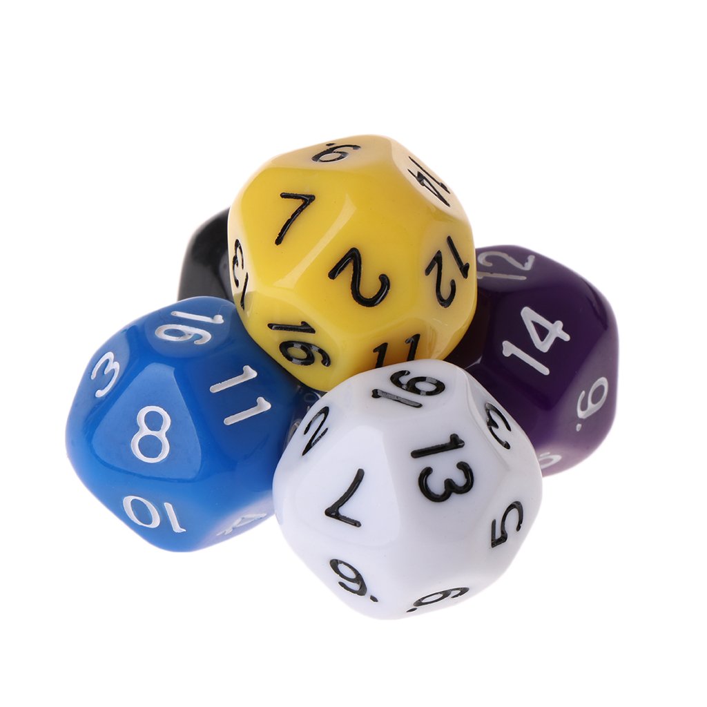 72 PzDadi Poliedrici, Dadi D10 a 10 Facce, Dadi D&D in Acrilico per Giochi da Tavolo D&D/RPG/MTG, con 1 Borsa per Trasporto