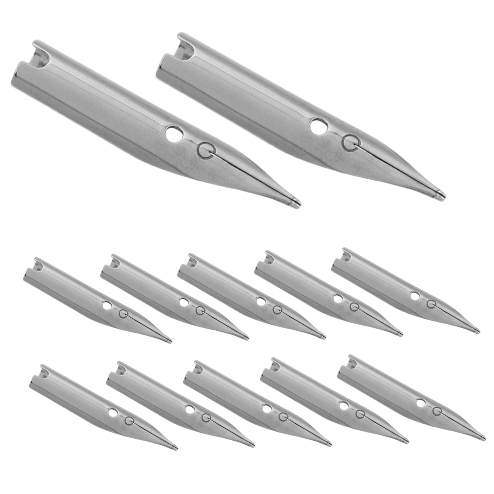 SHINEOFI Versatile Fountain Pen Nibs: 40pcs Replacement Tips for Writing Painting Office Use Metal Nibs