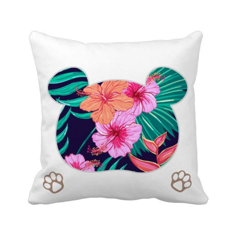 Housse de coussin motif fleurs bleu ciel pour rafraîchir un canapé terne