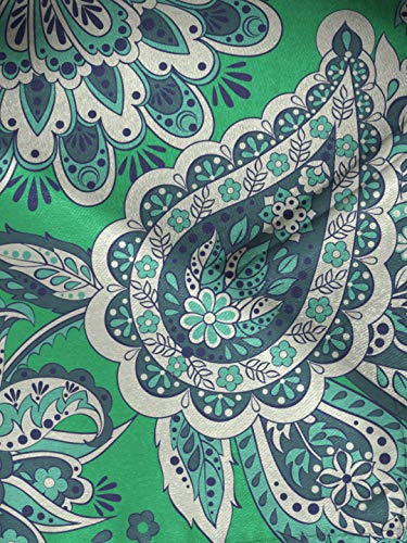 Image of BLACKSMITH Paisley and Floral Printed Italian Pocket Square for Men and Boys, for traditional Indian Wear like Bandhgala and Modi Jacket