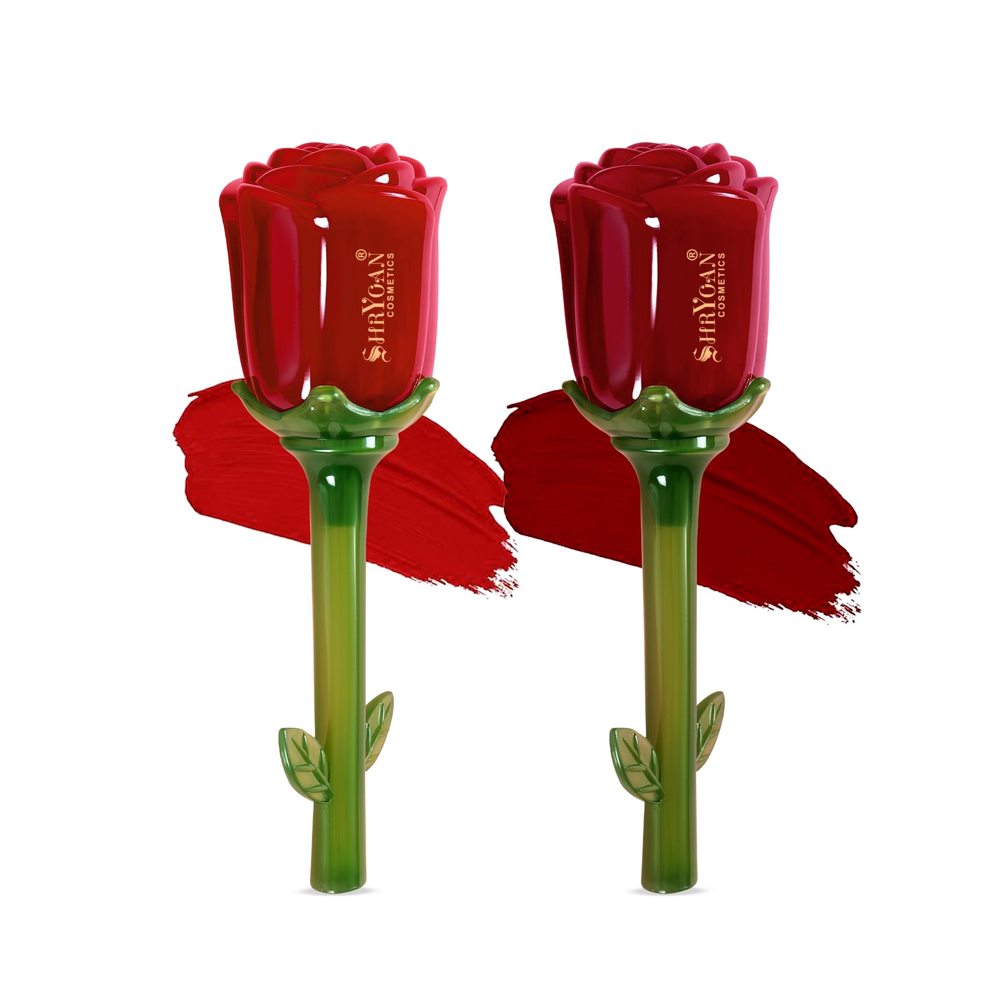 Shryoan Rose Liquid Smudge Proof & Waterproof Red Sindoor | Full Coverage, Natural Finish, Paraben-Free For Bridal | Travel Size (Red & Maroon) (Pack Of 2)-picture-10