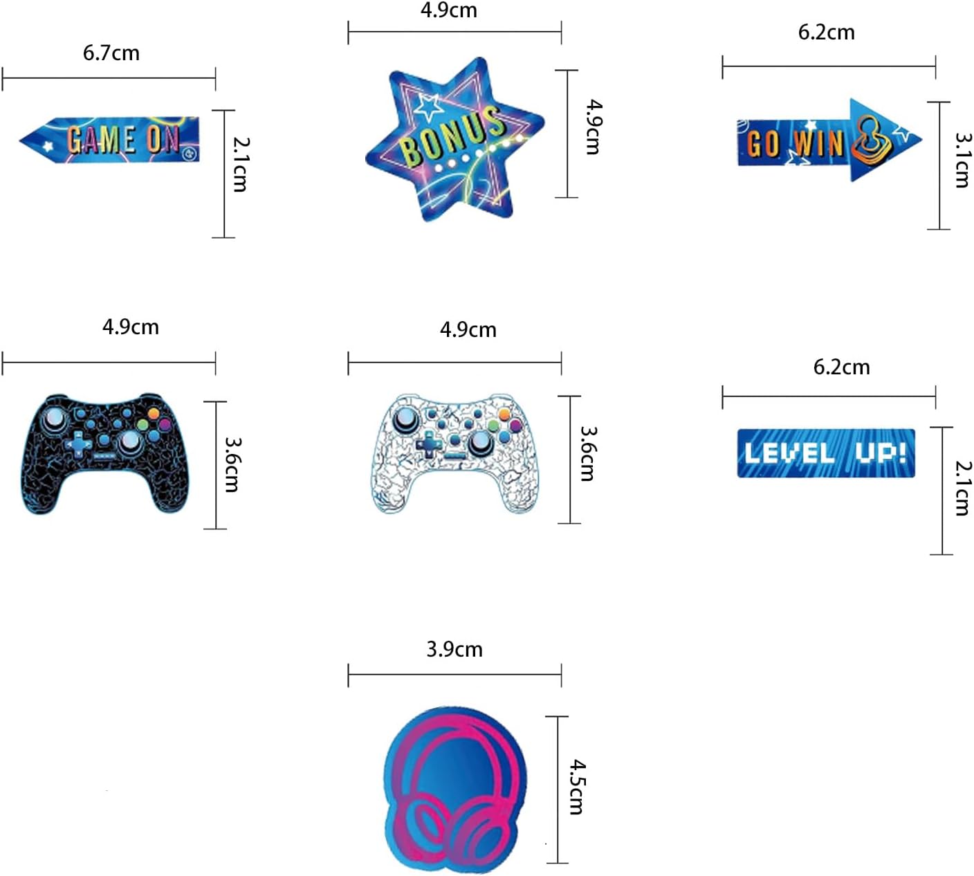 Video Game Confetti,100pcs Video Game Party Table Decorations for Kids Boys Gamer Birthday Party Baby Shower Gaming Night Party Supplies