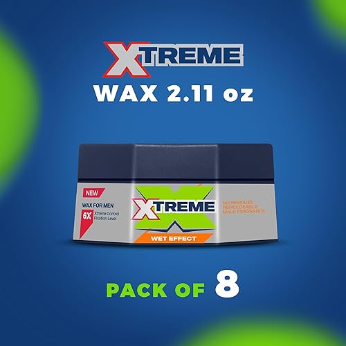Miniatura 2 de Xtreme Seduction - Cera para peinar el cabello con efecto húmedo para hombres, 2.11 onzas (paquete de 8)