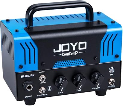 JOYO Bluejay BanTamp Series Mini Amp Head 20W Hybrid Tube 2-Channel Guitar Amplifier with Bluetooth (No Sound, Need Extra Speaker)