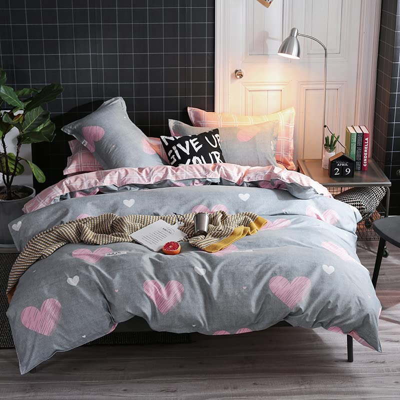 Golden Home King Size/Single Size Bedsheet duvet cover pillow case 6pcs One Set High Cotton Quality Bedding Set Kids' Duvet Covers… (A7, King Size)