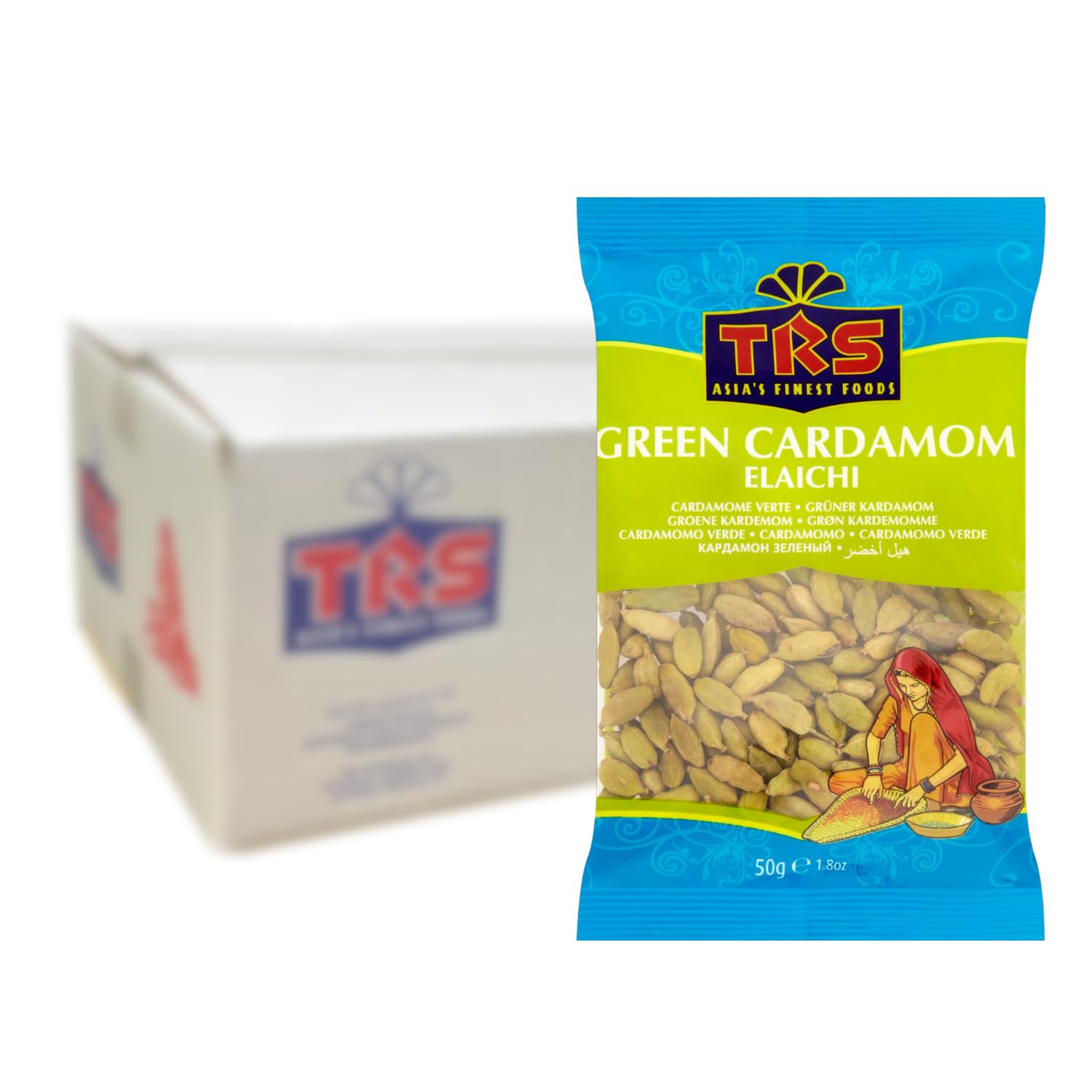TRS - Green Cardamom - Multipack (10 x 50g)
