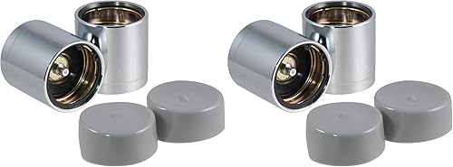 CURT 22198 Protectores de rodamientos de rueda de remolque de 1.98 pulgadas y cubiertas antipolvo, 2 unidades (paquete de 2)