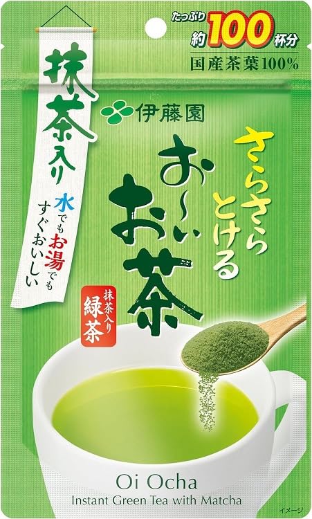 Amazon | 伊藤園 さらさらとける おーいお茶 抹茶入り緑茶 粉末