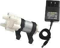 Vista 11 de CONQUERALL Bomba de succión 385 DC 6V-12V bomba autocebante de diafragma con conjunto de tubería de agua adecuada para mesa de té DIY pequeña bomba