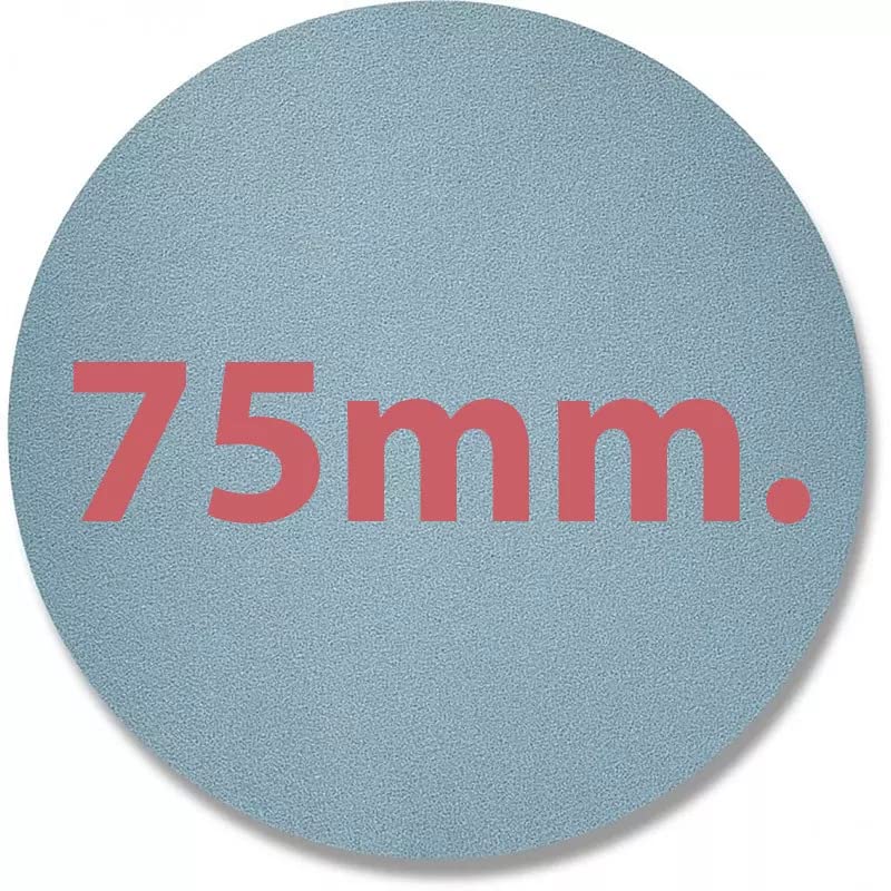 Dischi di carta 75 mm. senza fori (confezione da 100 unità) (grana 1500)