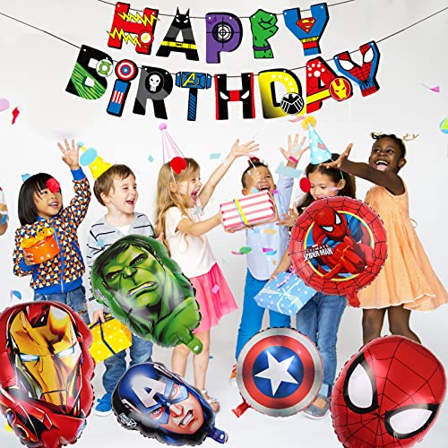 FAMILIO 7 Pezzi Supereroe Serie Cartone Animato