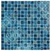 Blue Copper Glass Tile Blend 3/4" x 3/4"