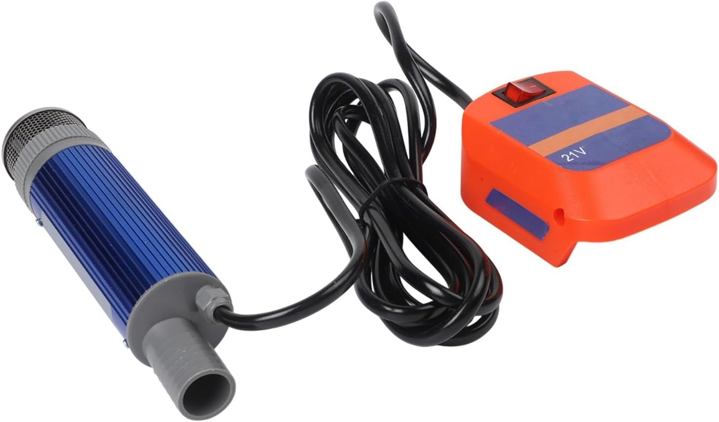 12V Lithium Battery for Pump Portable for Diesel Oil and Water Transfer 40-60L/min Cordless Fuel Transfer for Pump Compatible with 18V Batteries BL1830 BL1840 BL1850 BL1860