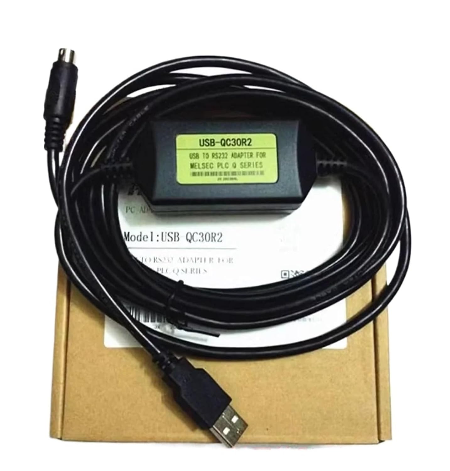 1PC Programming Cable for Q Series Round Mouth 6 Pin Mouth USB-QC30R2