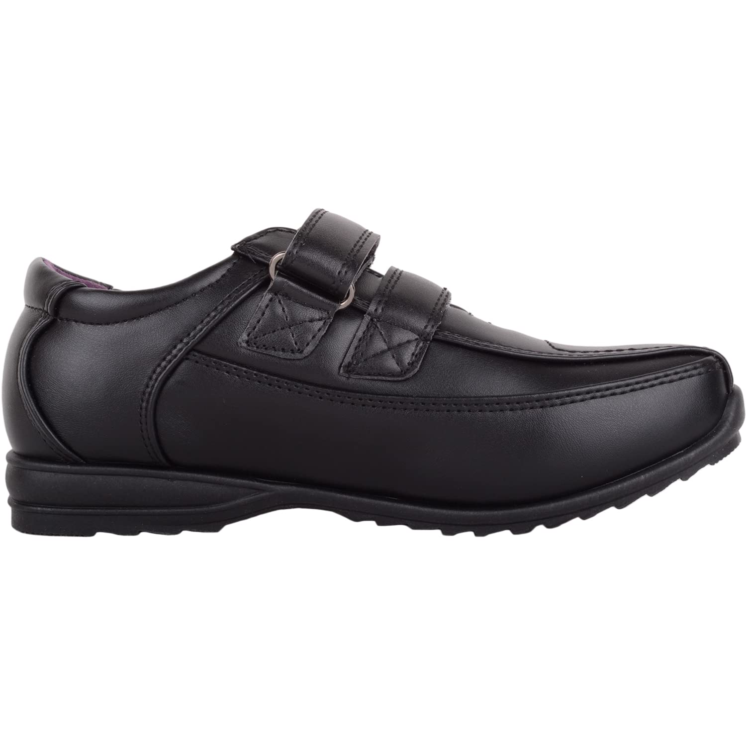 ABSOLUTE FOOTWEAR Kinderschuhe für Jungen, elegant, formell, Kunstleder, doppelte Berührung und Schließung, für Schule, Hochzeit