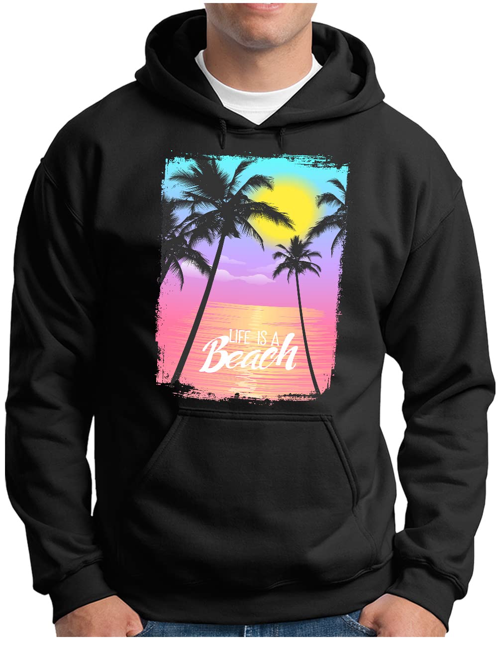 Pull à capuche surf vintage OM3 idéal pour les soirées d'été - 4