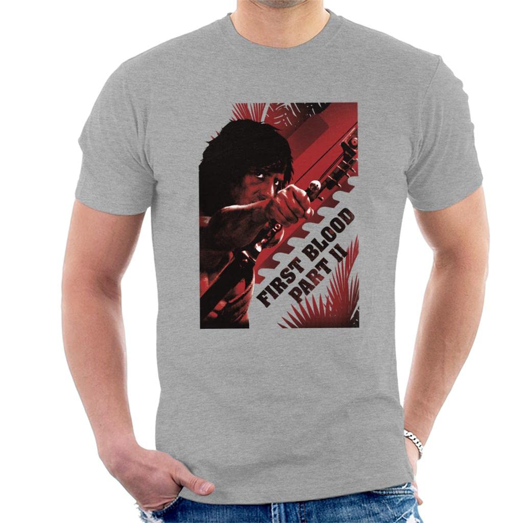 T-shirt Rambo vêtement de cinéma d'action haut graphique coton homme - 7