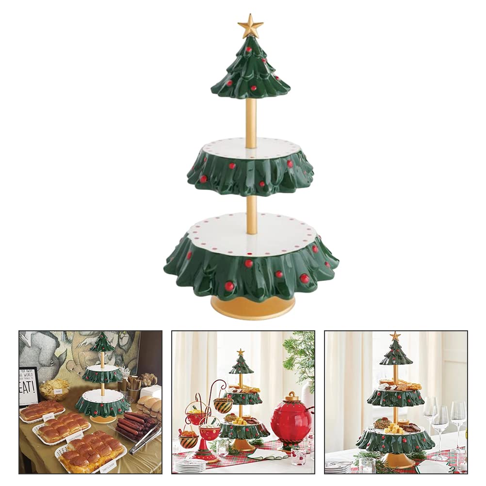 VALICLUD Snacks Multi- Fonctionnels de Noël 1Pc Plaque de Fruits délicate Cute