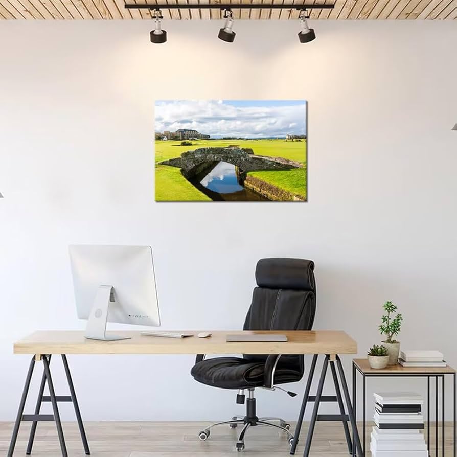 セントアンドリュース ゴルフコース　ポスター Amazon.co.jp: セントアンドリュース ゴルフコース 壁装飾