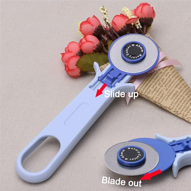 28mm 45mm Rotary Cutter Sewing Quilting Leather Fabric Craft Cutting Tool DIY R7UB - (Color: 45MM)