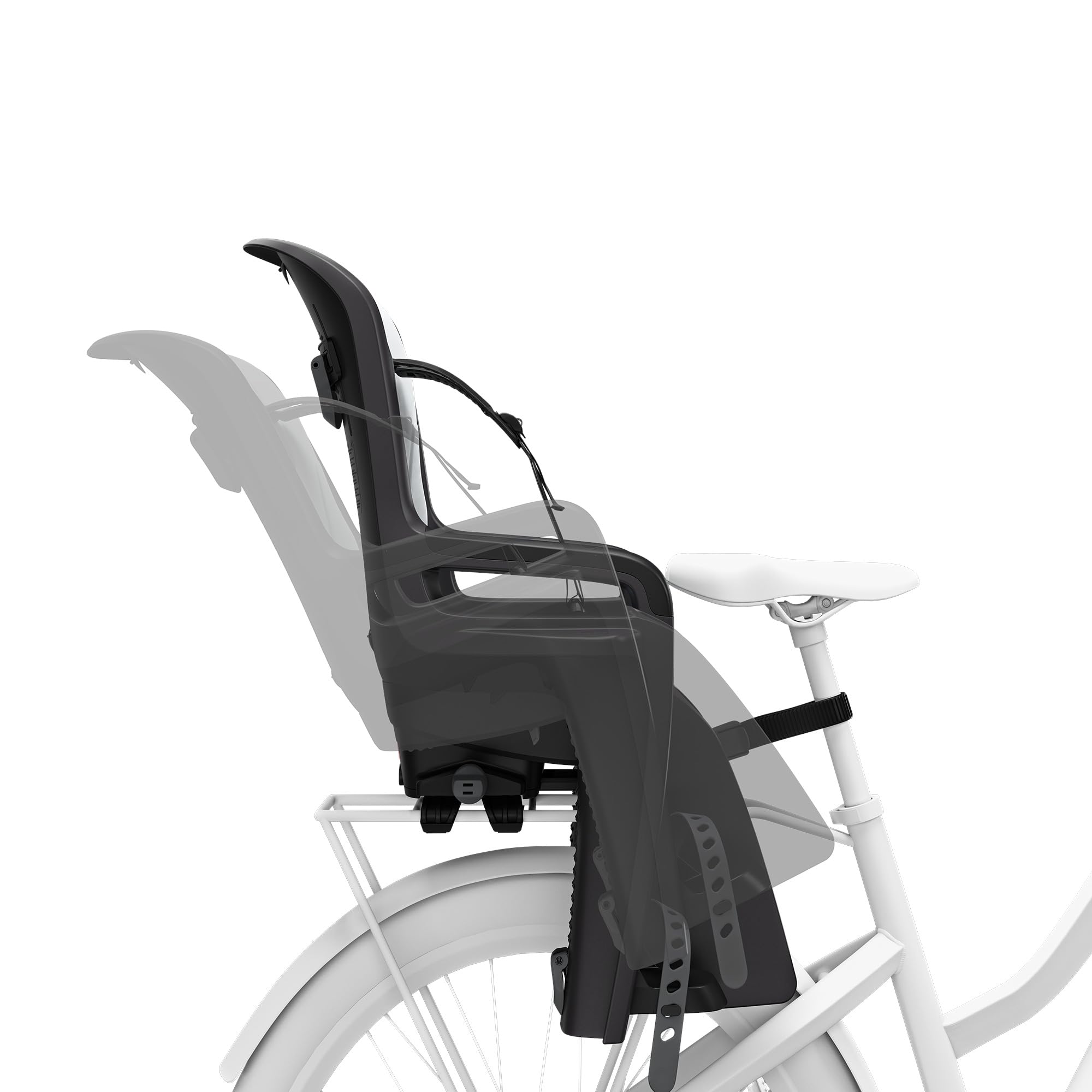 Thule Ridealong 2 Rack Mount Neigbarer Fahrradkindersitz Zur Gepäckträgermontage