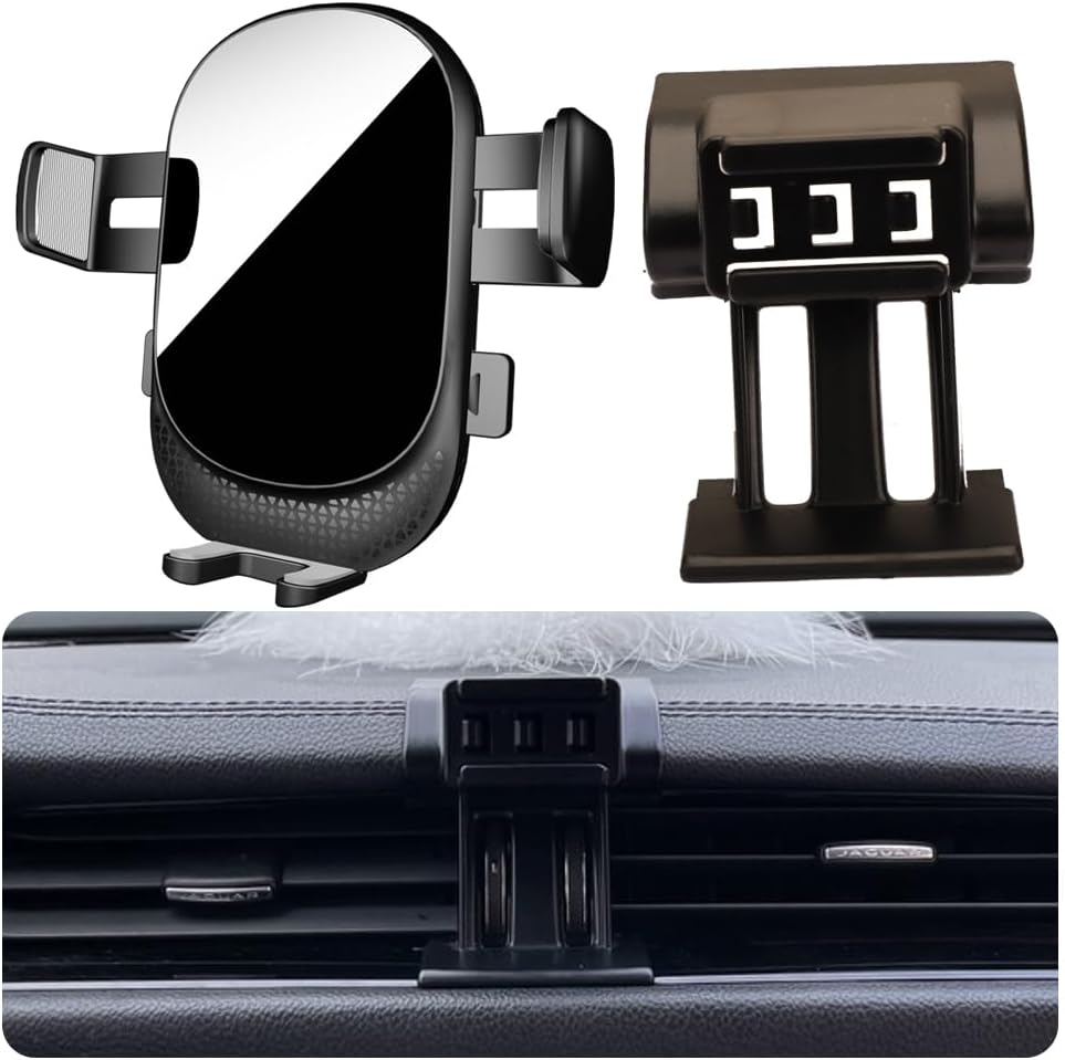 Car Phone Holder for Jaguar XF Auto Accessories [Only for 2016-2020 XF] [Auto Lock Hands Free Cell Phone Mount Car fits for iPhone & All Smartphones]