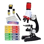 Science Kits for Kids Beginner Microscope with LED 100X 400X and 1200X-Include Sample Prepared Slides (1)