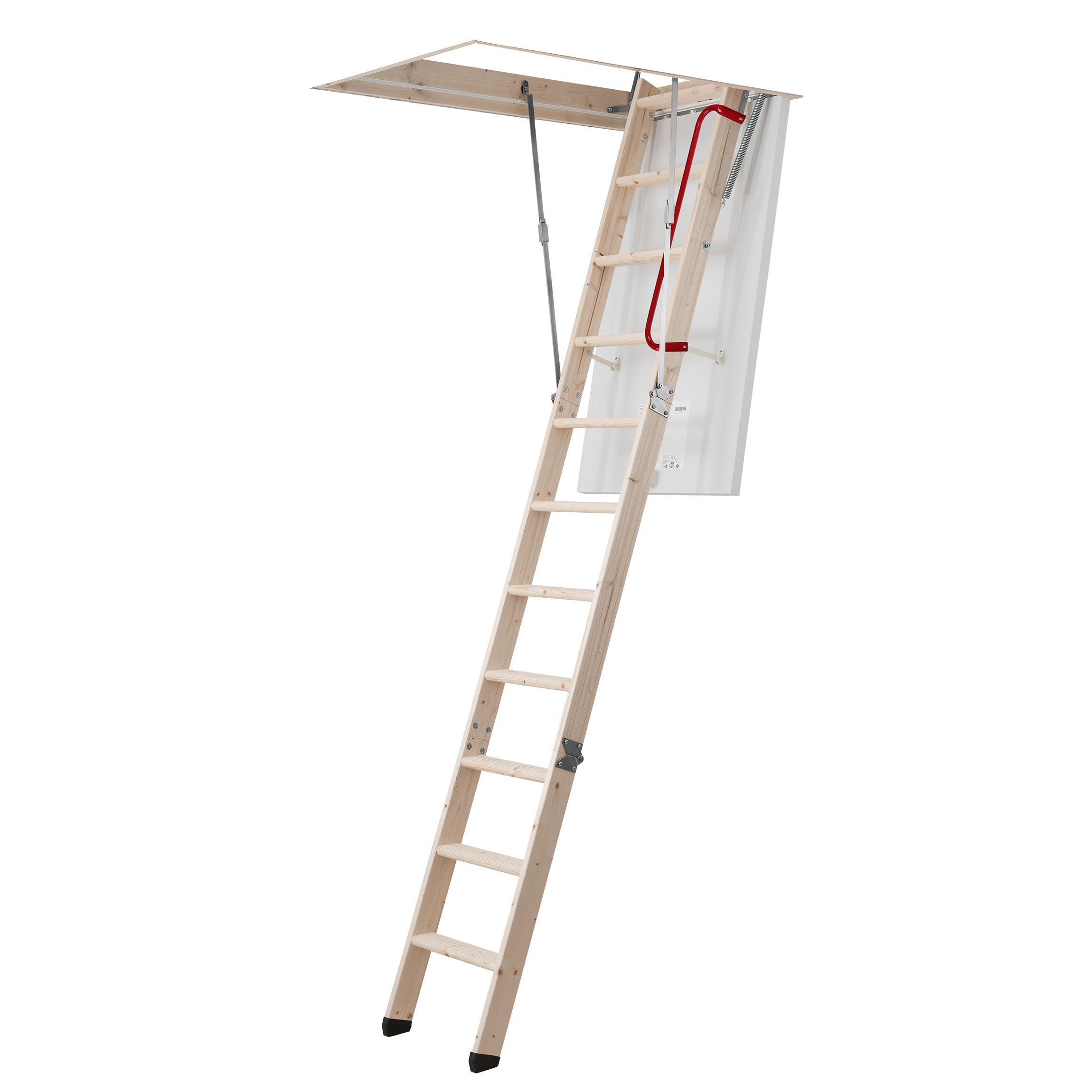 DOLLE Bodentreppe wärmegedämmt 140 x 70 cm 3-teiliges Leiternteil Lichte Raumhöhe bis 280 cm U-Wert 0,64