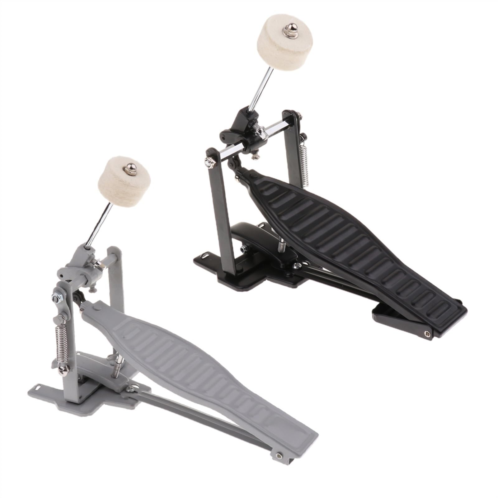 Pedale per grancassa Pedale Singolo Con Tamburo Per Lana Sostituzione Di Strumenti A Percussione Con Trasmissione A Catena Singola (Color : Bk)