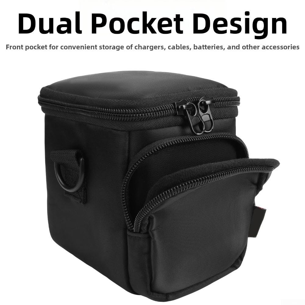 Whychstore Custodia compatta da viaggio per fotocamera Kodak PIXPRO AZ405 AZ425 AZ255 AZ401 AZ528 con cinghie regolabili e tessuto in nylon, custodia protettiva rigida in EVA con poket