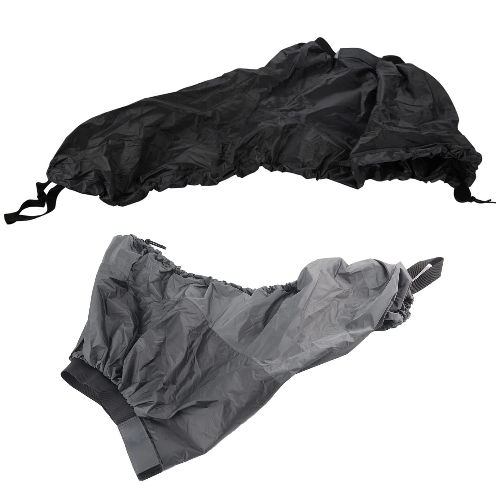 BORDSTRACT Jupe anti-éclaboussures en nylon pour kayak，Accessoire de sport nautique ajustable et imperméable pour l'extérieur (gris)