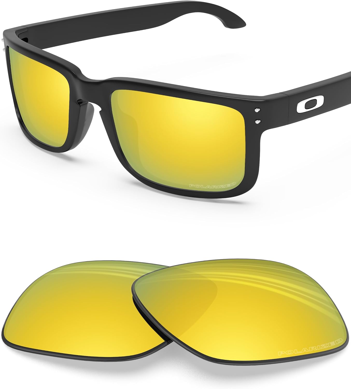 BLAZERBUCK Anti-salt Replacement Lenses for Oakley Holbrook OO9102 Sunglasses, Anti-Scratch, Impact Resistant & Fit Perfectly