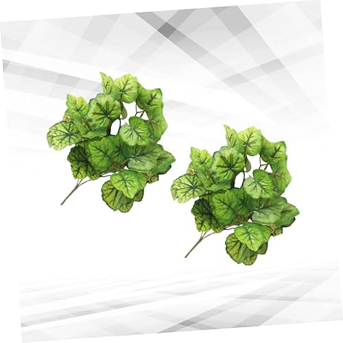 Miniatura 8 de COHEALI 2pcs Artificiales Decorativas para Sala Tallos de Verduría Ramas de Árbol Artificiales DIY Suministros de Navidad Ramas Verdes Imitación Boj