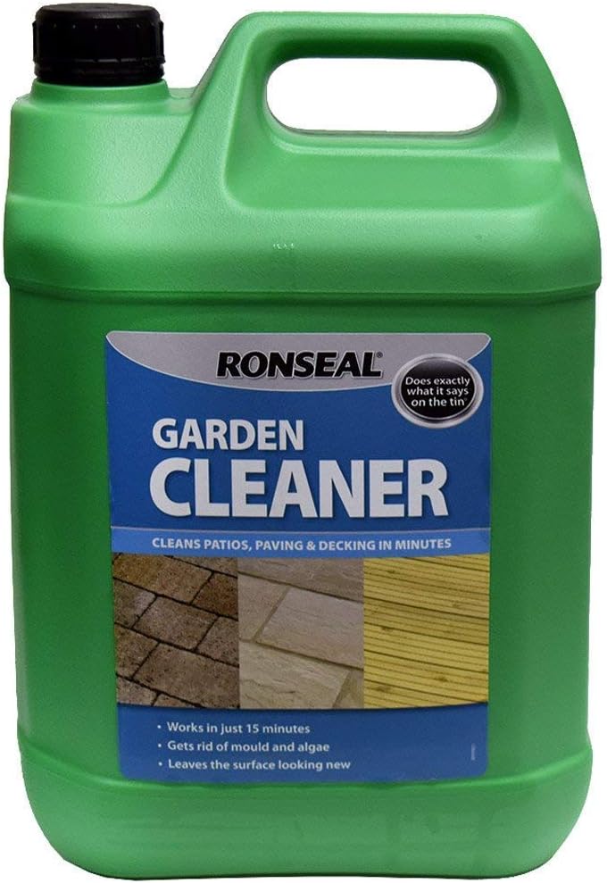 Ronseal TPBPCP5L Patio & Block Paving Cleaner Protect 5 Litre : Amazon ...