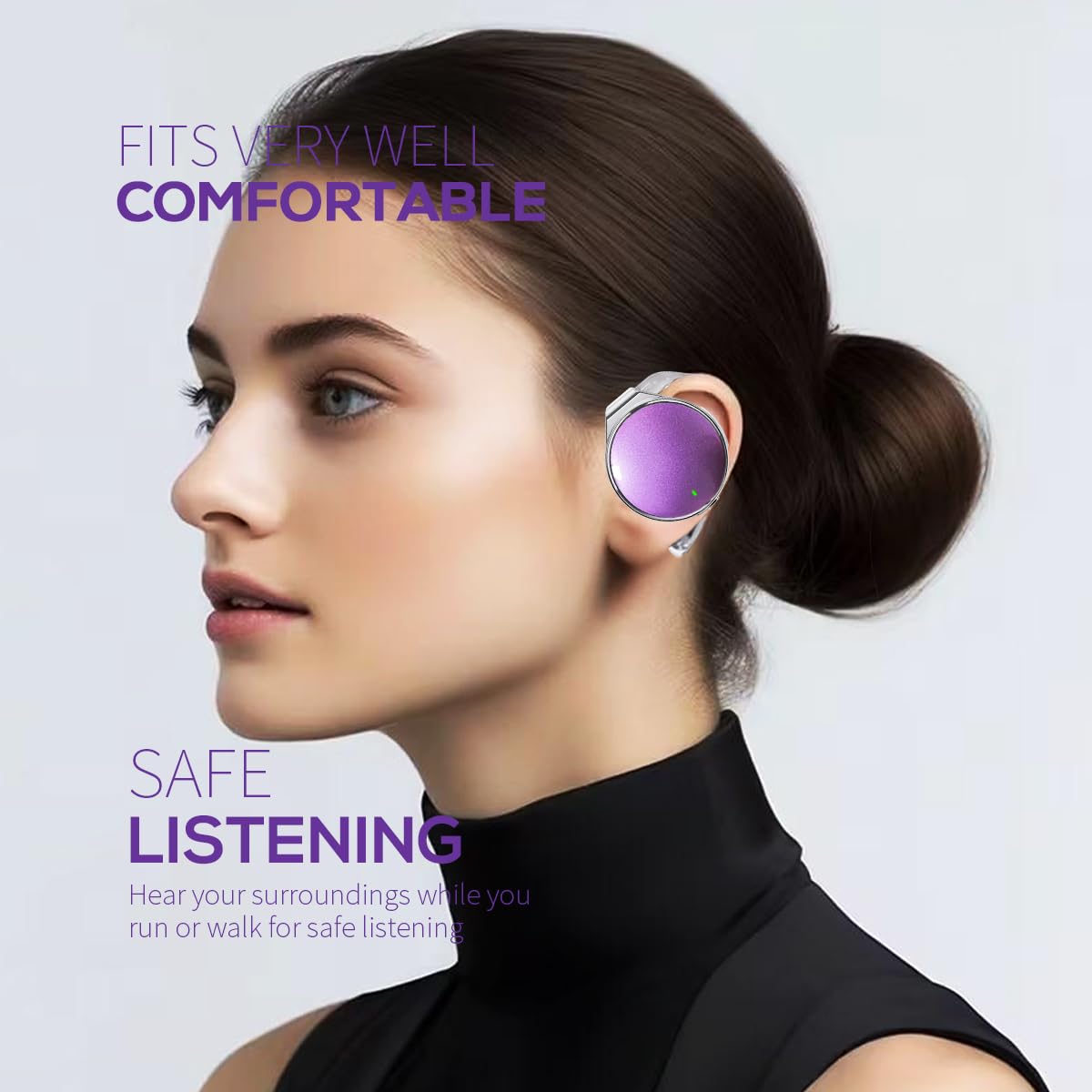 Auriculares Bluetooth On Ear Sport, auriculares abiertos, Bluetooth 5.4