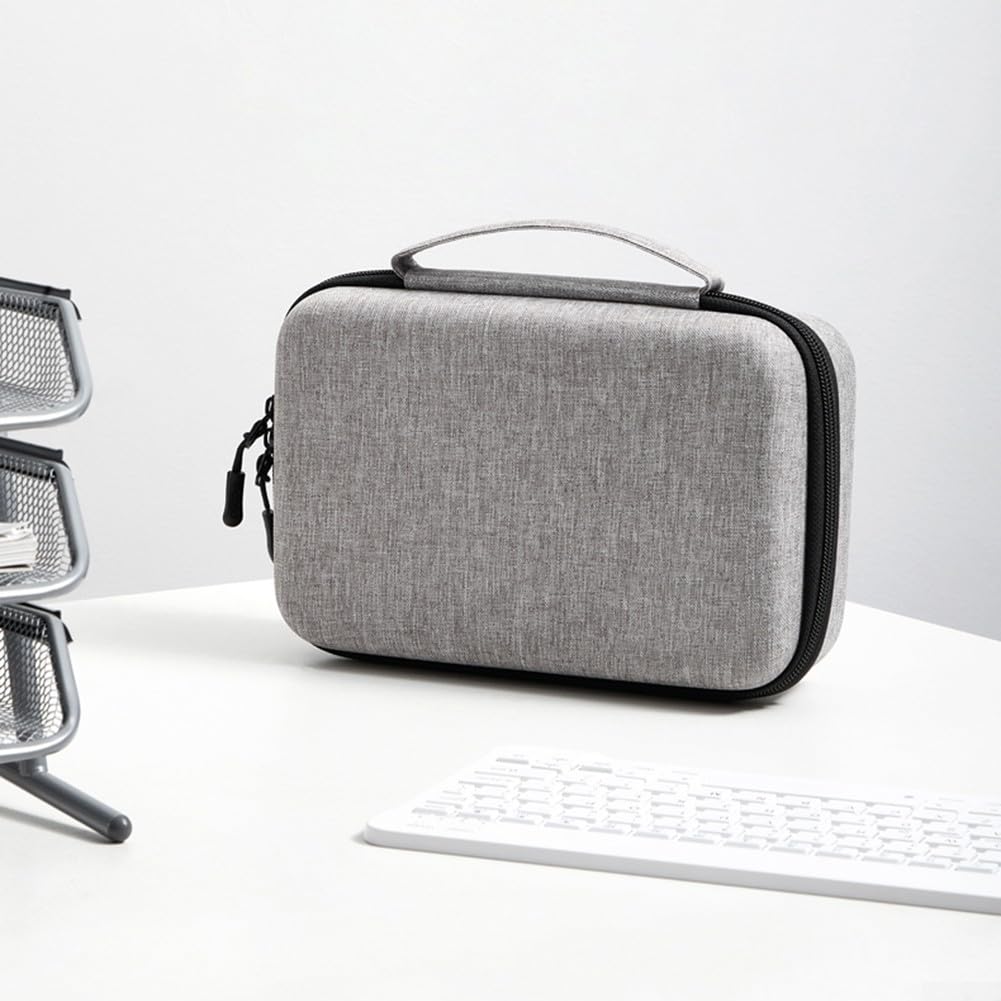 RemixAst Étui rigide pour ordinateur Mini Pro avec espace cloisonné en tissu EVA Oxford avec rembourrage intérieur doux