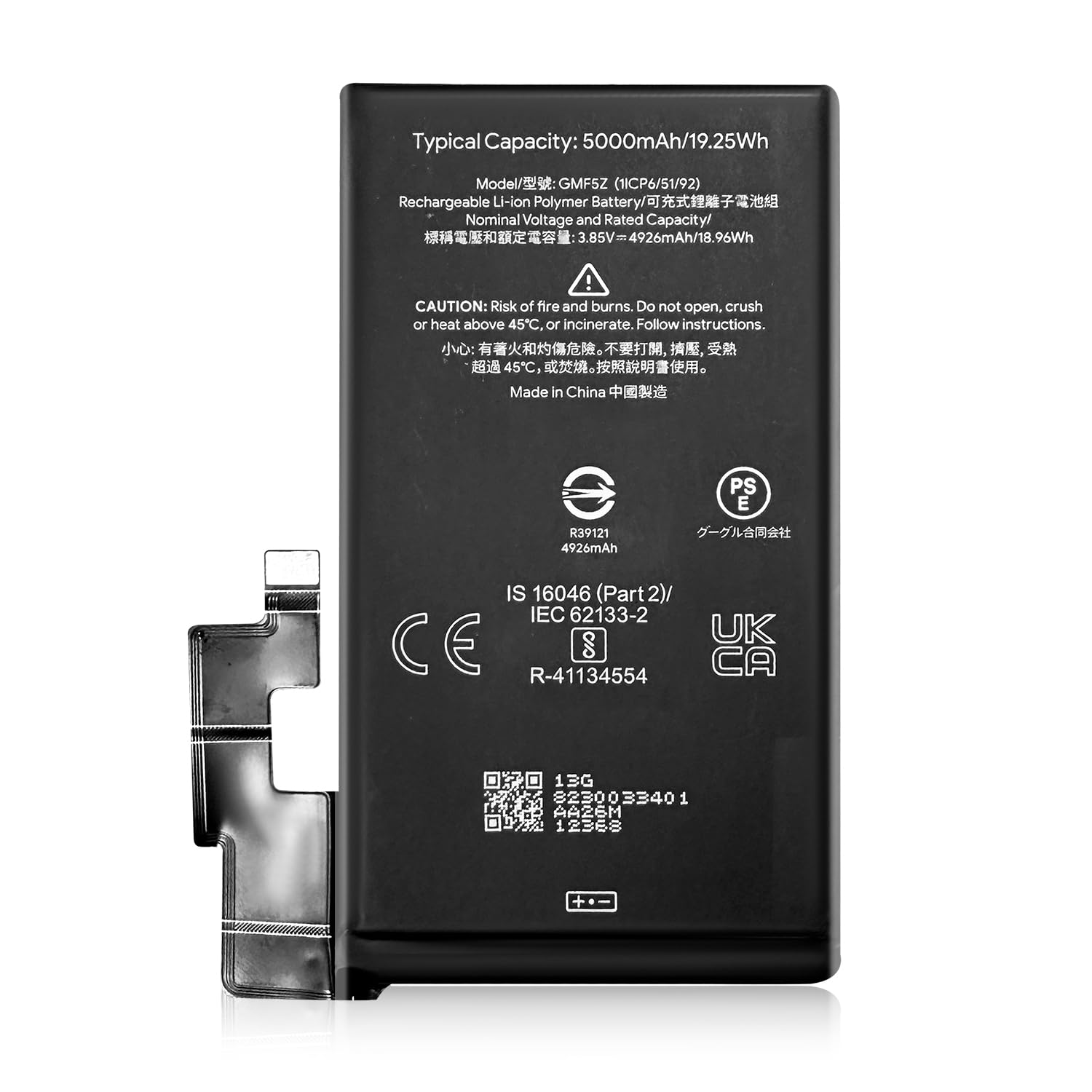 SHENMZ Pixel 7 Pro Replacement Battery Kit - 5000mAh High-Capacity 0-Cycle Li-Polymer Battery for Google Pixel 7 Pro (Model GMF5Z/GP4BC/GE2AE/GFE4J) with Repair Tools