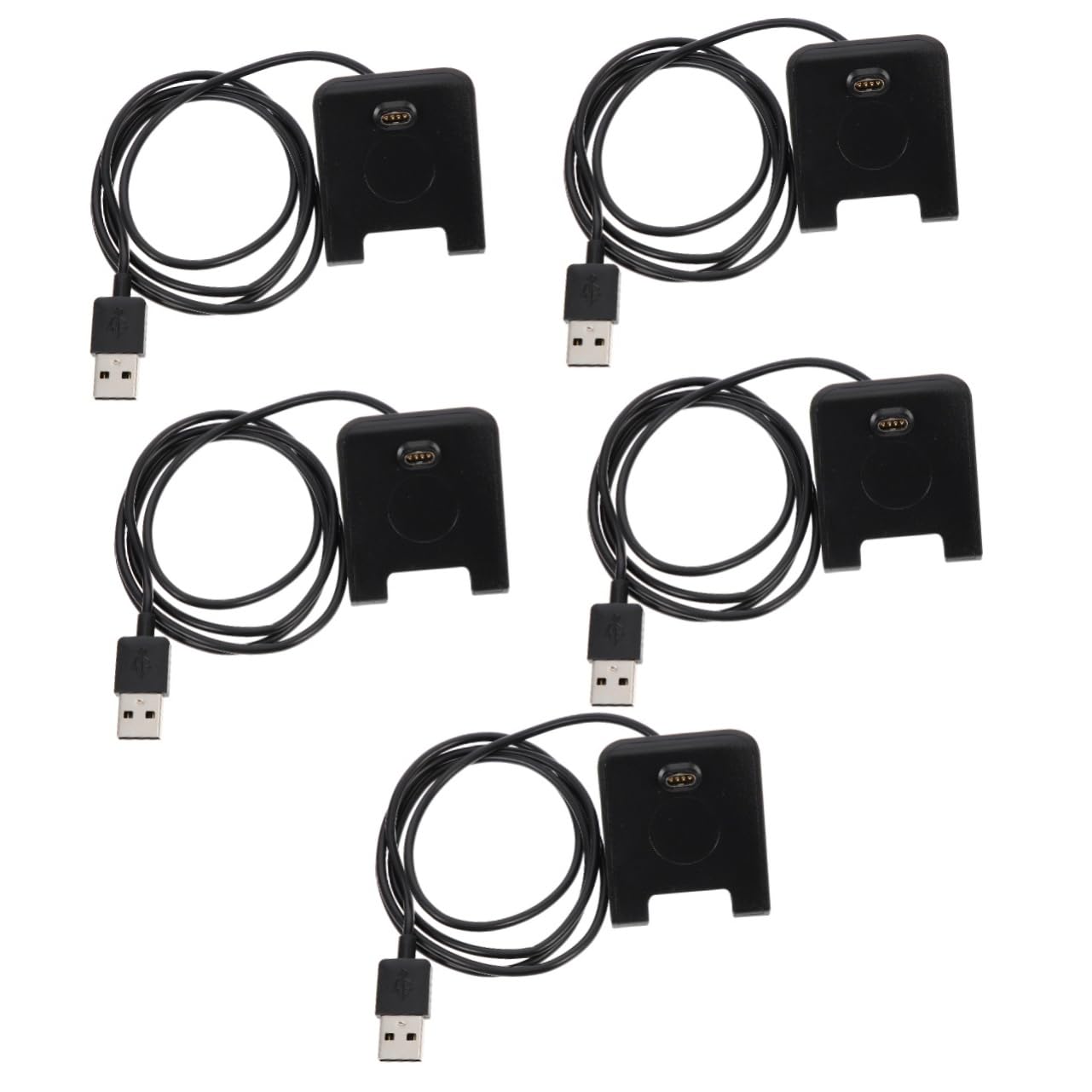 OSALADI 5pièces Station De Charge Pour Montre Connectée Compatible Chargeur De Montre Intelligent Avec Surcharge Support Pratique Et Esthétique Pour Recharger Toute Sécurité
