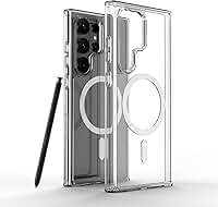 [GL CASES] Capa S24 Ultra Capinha Samsung S24 Ultra Compatível Com Magsafe Anti-Amarelamento De Silicone Premium Com Bordas Elevadas Para Câmera E Tela Com Indução Magnética