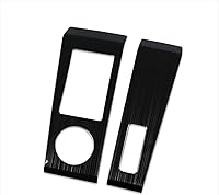 Vista 1 de Para Mitsubishi New Outlander 2022 2023 2024 Cubierta interior del panel de cambio de palanca de cambios de la consola delantera (negro)