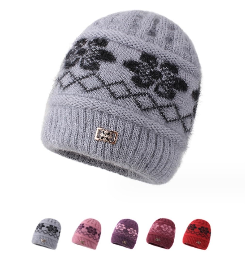 WintermüTze Bequeme Gestrickte Herren-Strickmütze Für Mädchen, College-Strickmütze, Individuelles Logo, Wintermütze, Reflektierende Mütze WäRme Hut(B)