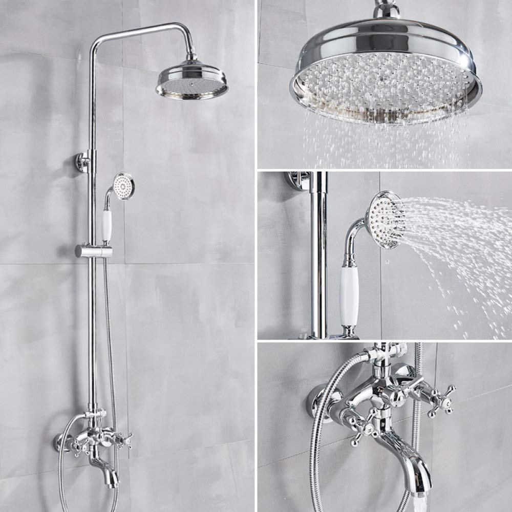 Pommeau de douche à effet pluie 8 pouces pour une ambiance spa à la maison
