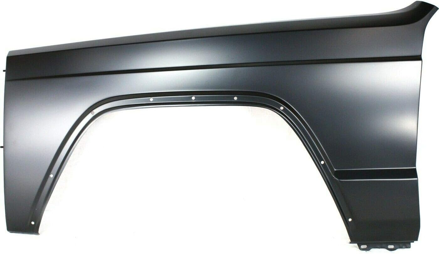2pcs Quarter Panel Repair Quarter Panel Patch Front Left Driver Side Steel Primed for Jeep for Cherokee 1984-1996 for Comanche 1986-1992 for Wagoneer 1984-1990 Car with Molding Holes
