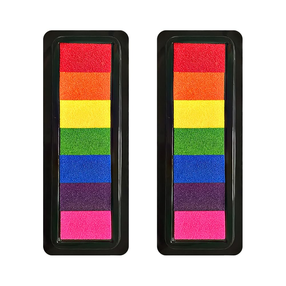 Almohadillas de tinta lavables GSHLLO para pintura de dedos infantil y manualidades escolares