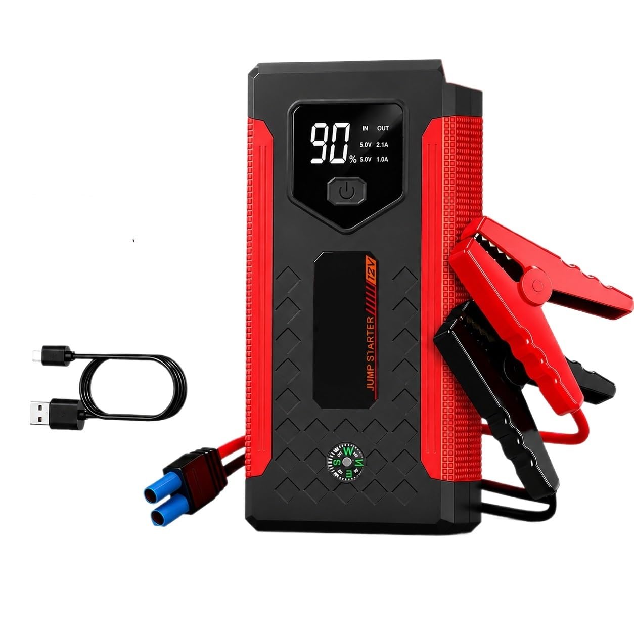 Rozrusznik samochodowy 12 V, Power Bank Booster do samochodów Benzyna Diesla
