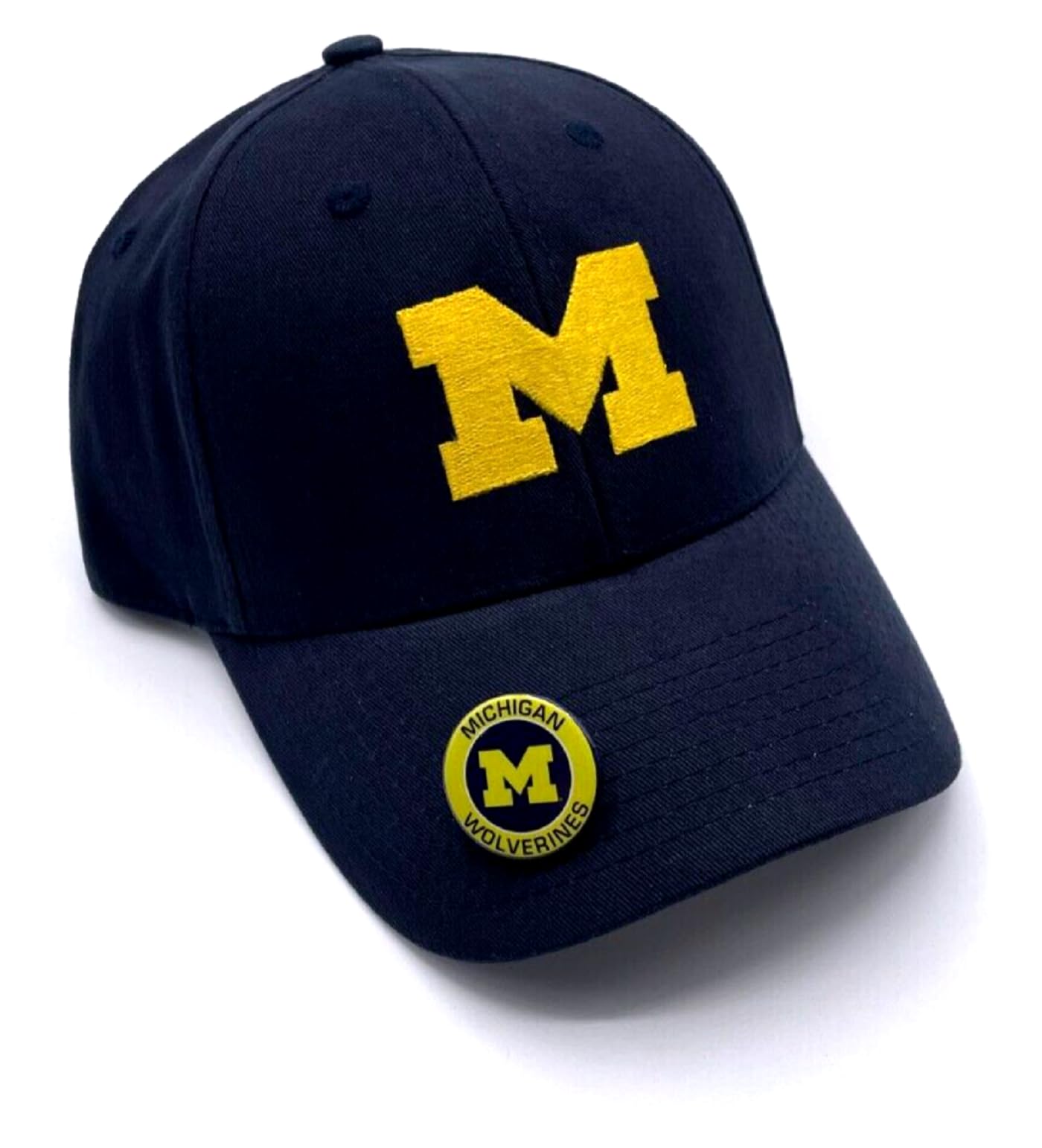 C5 SportsOfficially Licensed Michigan University Blue Hat MVP Adjustable Classic Team Logo Cap
